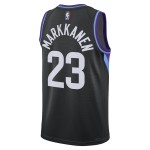 Maillot NBA Utah Jazz Lauri Markkanen Jordan 2025-26 Statement Edition Noir Swingman - Homme